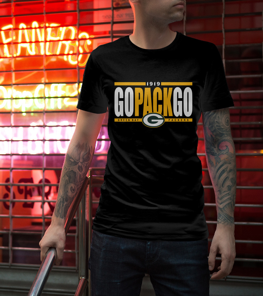 1919 Go Pack Go Green Bay Packers T-Shirt
