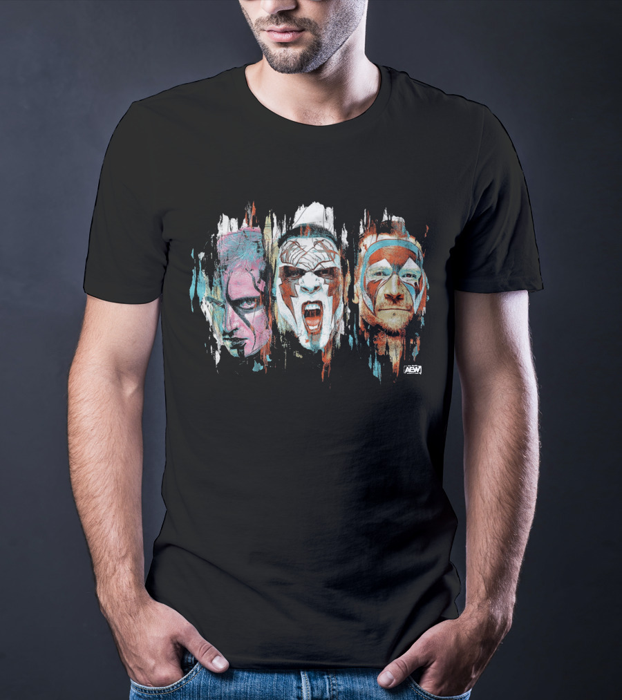 AEW Darby Allin Face Paint Trio T-Shirt