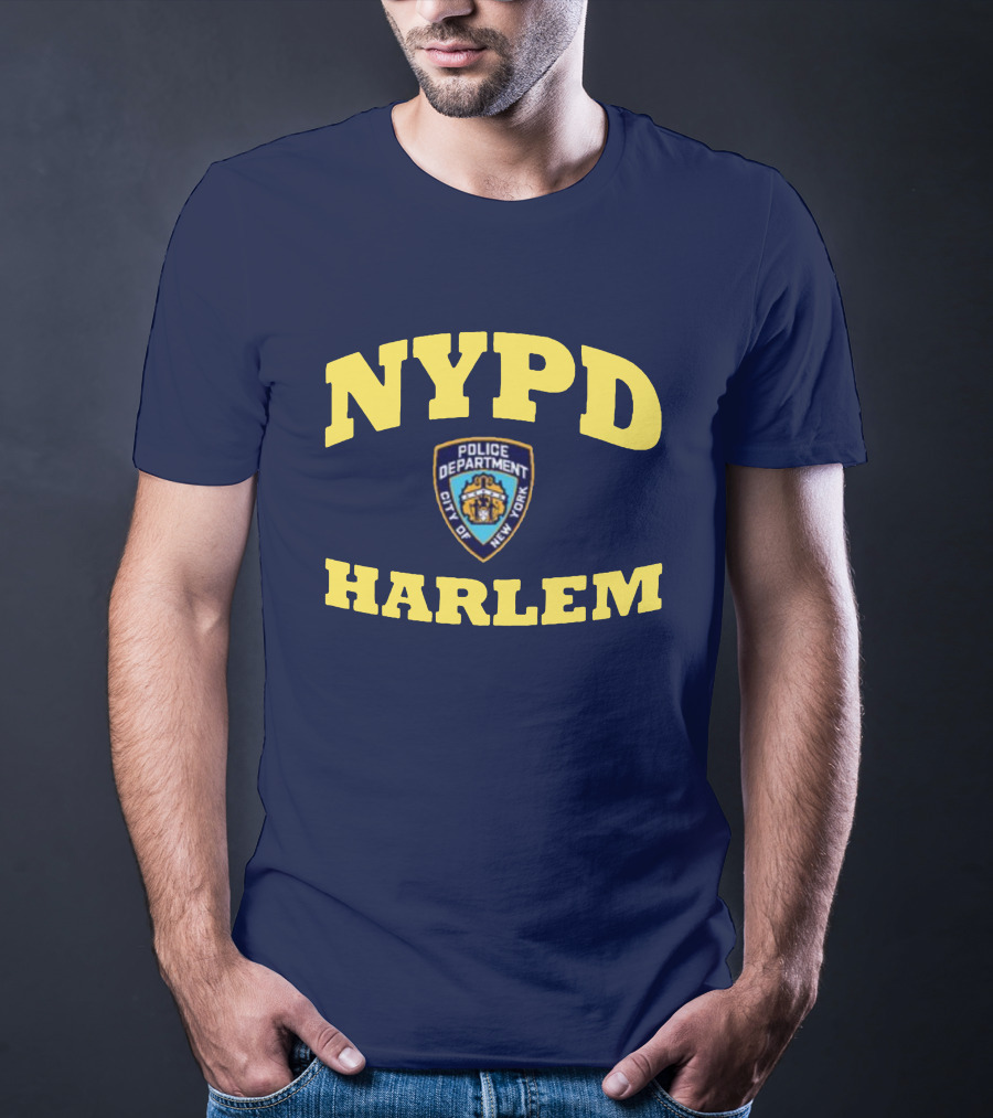 NYPD Police Department City Of New York Harlem T-Shirt