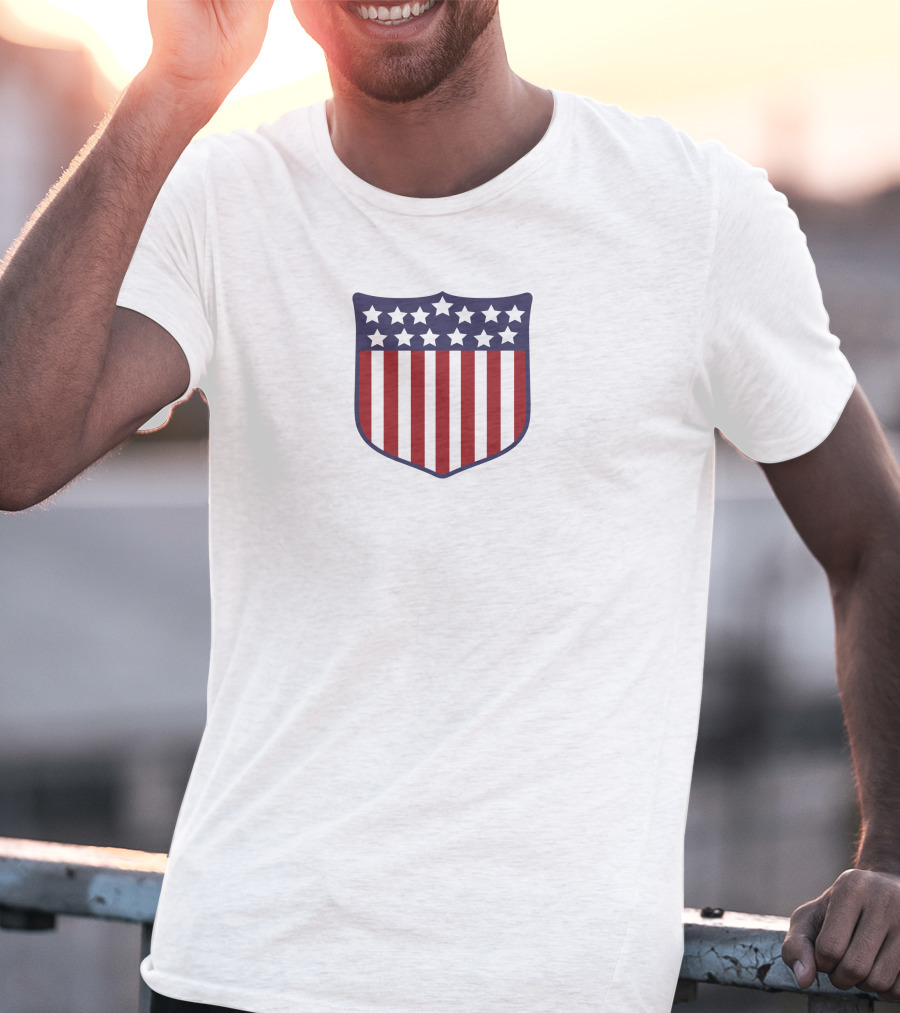 Super 70s Sports 1912 Olympics American Shield T-Shirt
