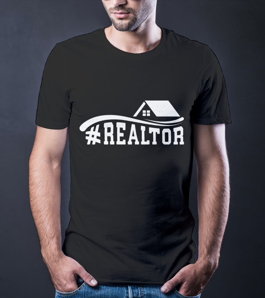 Realtor Housing Real Estate Agent Emblem T-Shirt