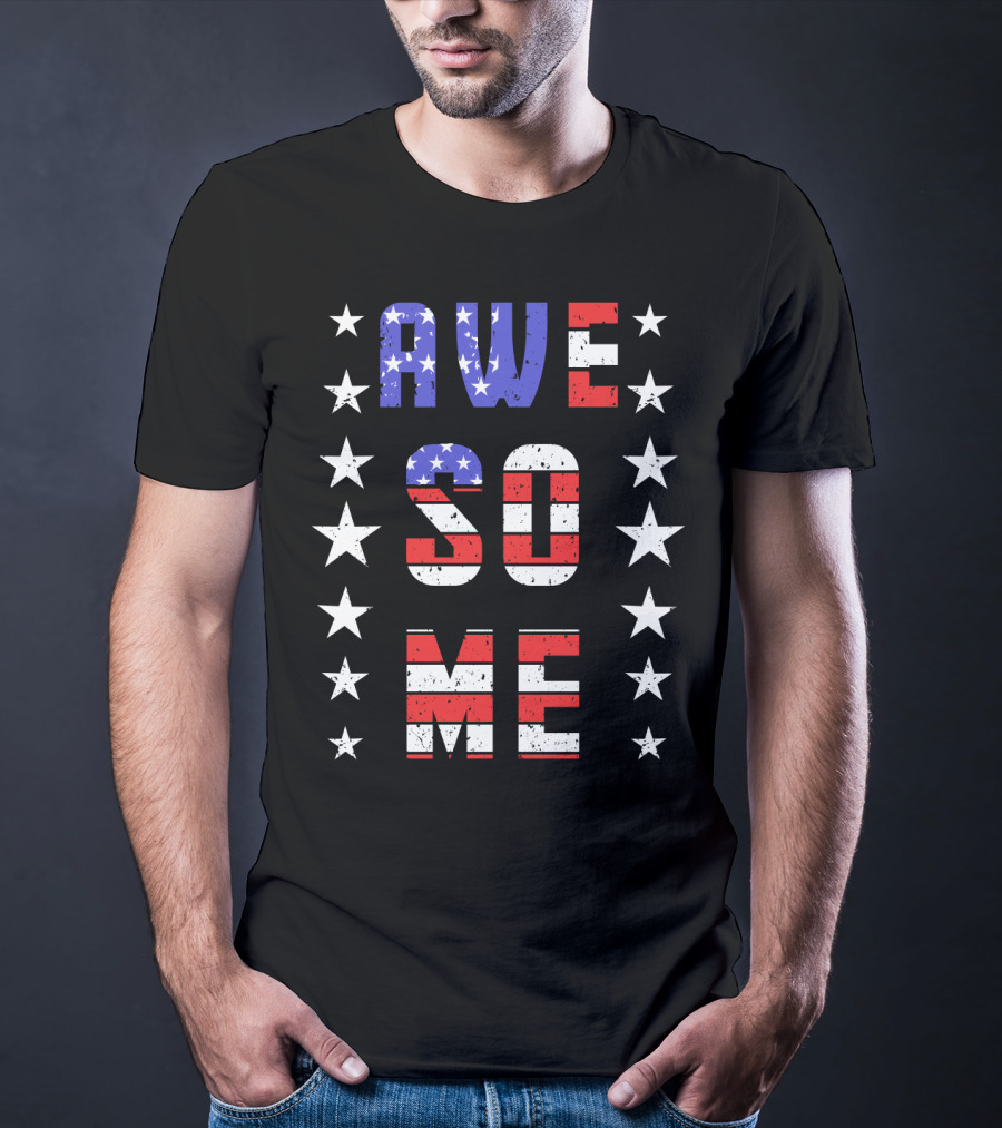 Awesome Stars And Stripes American Flag T-Shirt