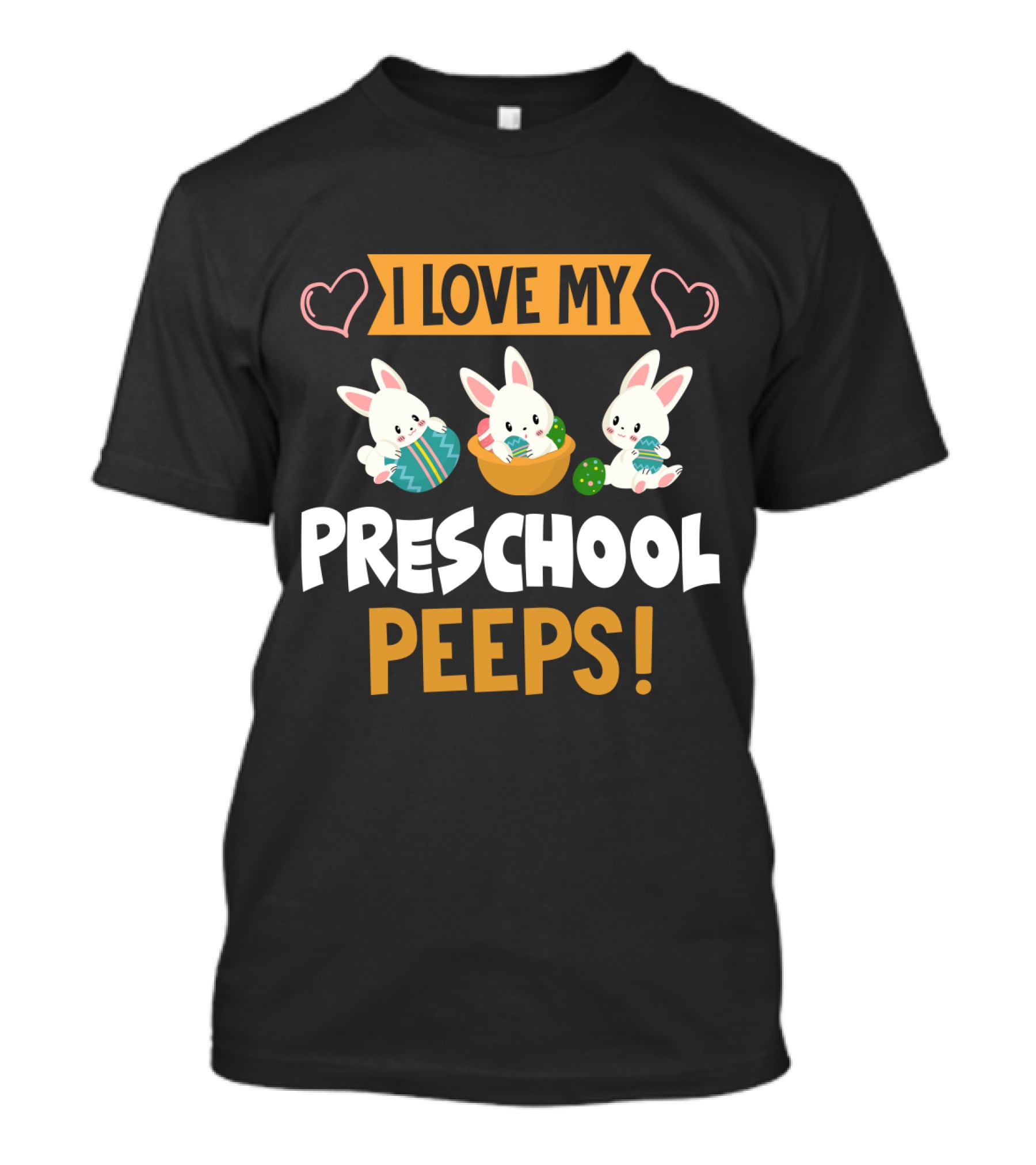 I Love My Preschool Peeps Bunnies Easter T-Shirt