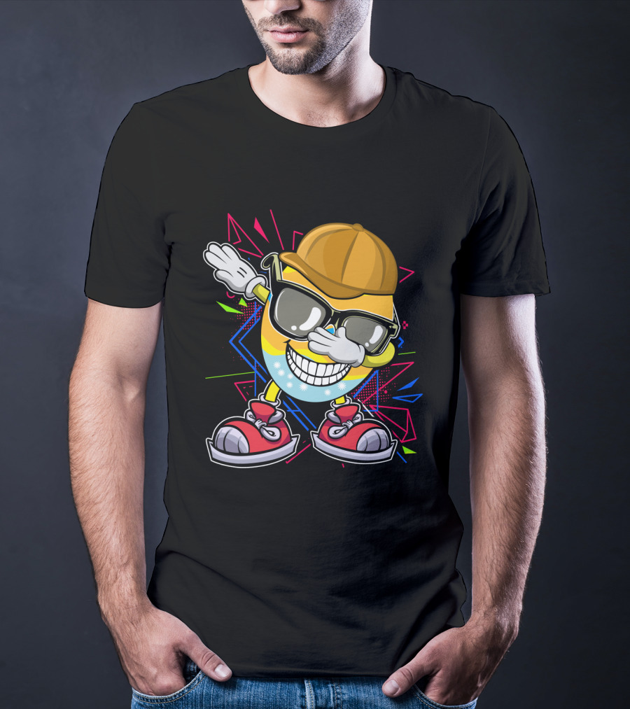 Dabbing Cool Easter Egg With Sunglasses And Cap T-Shirt