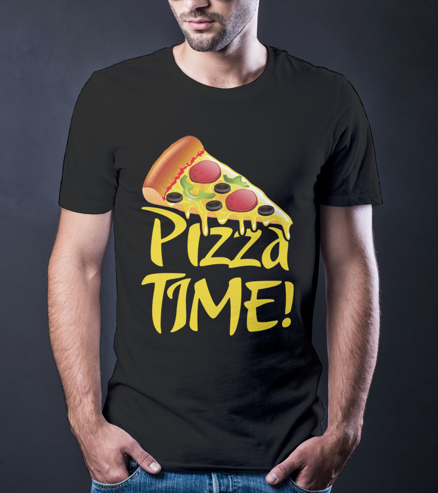 Pizza Everyday Time Pizza Time Slice T-Shirt