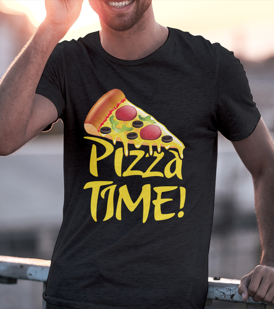 Pizza Everyday Time Pizza Time Slice T-Shirt