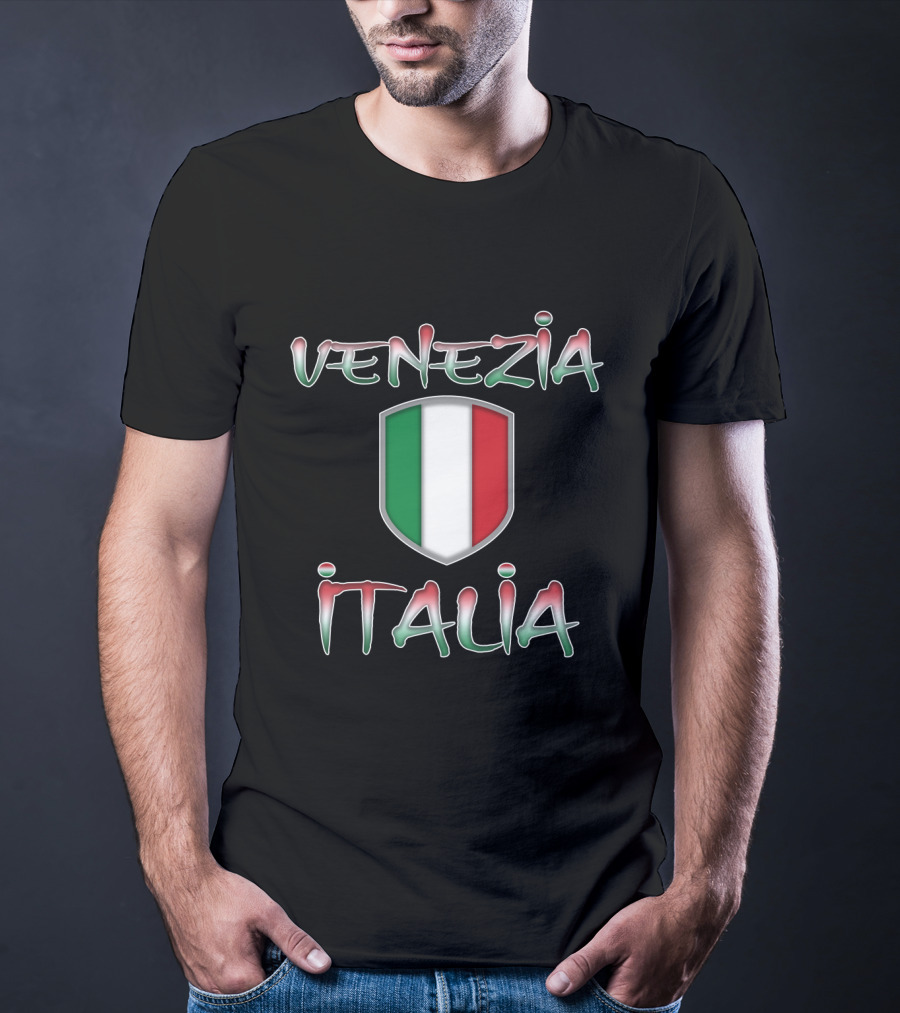 Venezia Italia Italian Flag Emblem T-Shirt