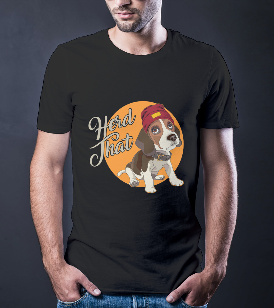 Herd That Beagle Animal Lover Dog Funny T-Shirt