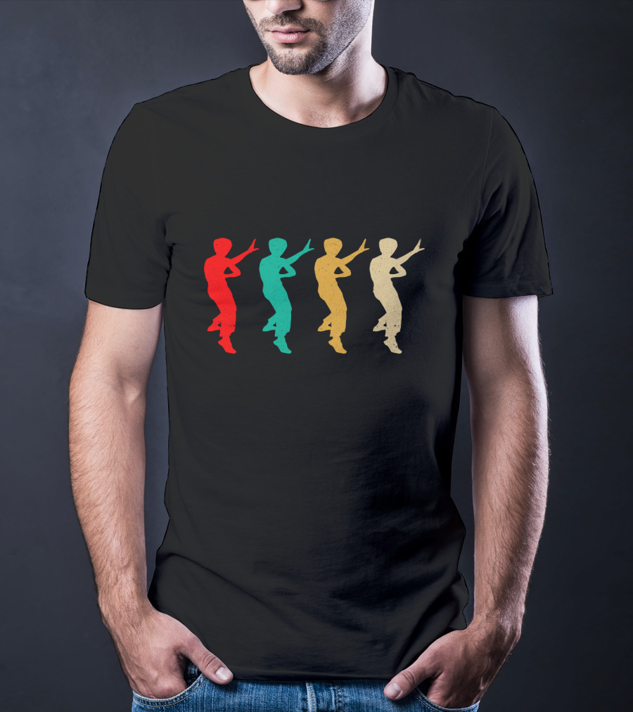 Vintage Jeet Kune Do Silhouettes Martial Arts Retro Iconic T-Shirt