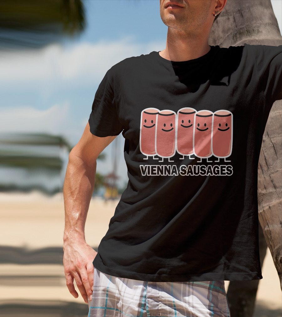 Vienna Sausages Happy Friends Smiling Quartet T-Shirt