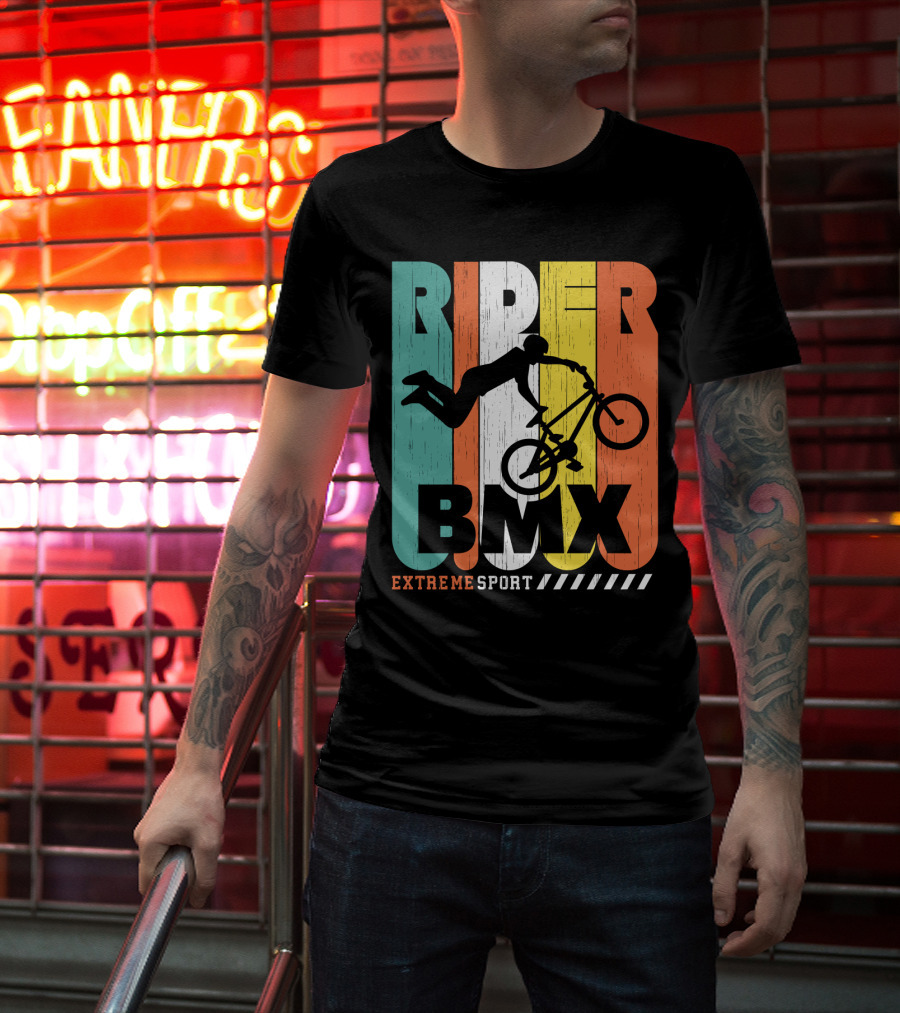 Rider BMX Extreme Sport T-Shirt