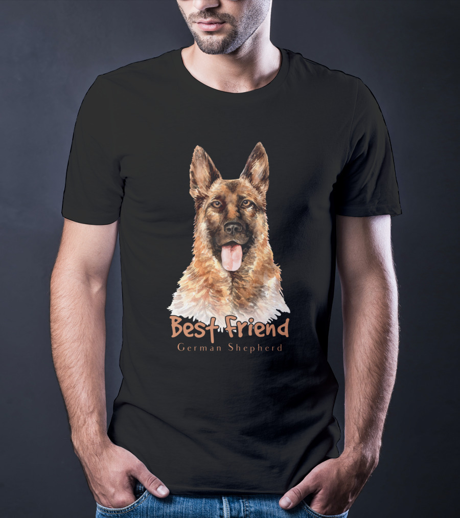 Best Friend German Shepherd T-Shirt