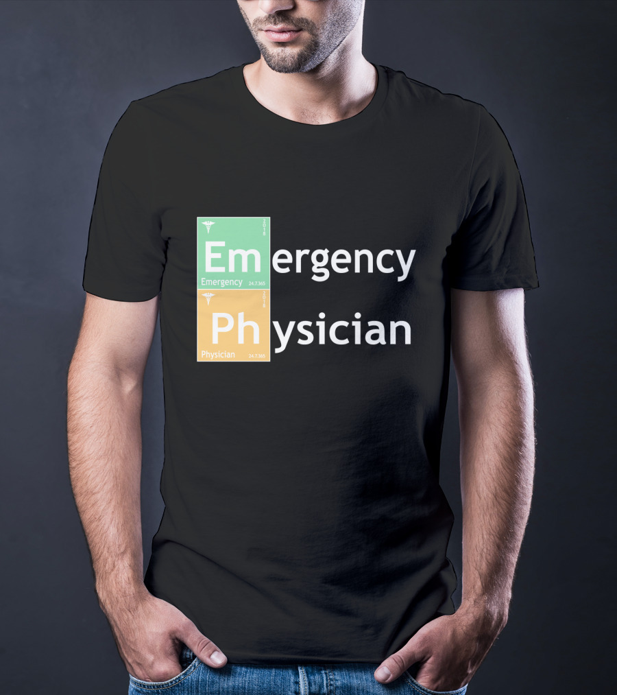Emergency Medicine Ph Physician Periodic Table T-Shirt