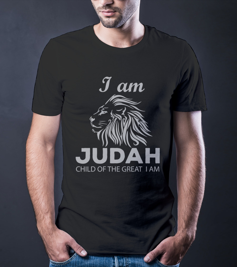 I Am Judah Child Of The Great I Am Lion Head T-Shirt