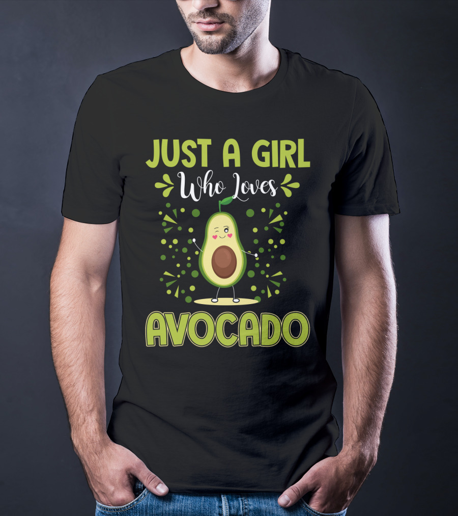 Just A Girl Who Loves Avocado Fun T-Shirt