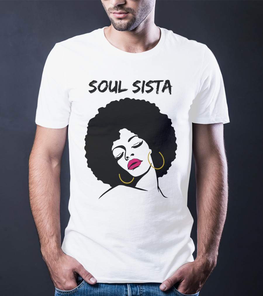 Soul Sista Afro Black Girl Birthday T-Shirt