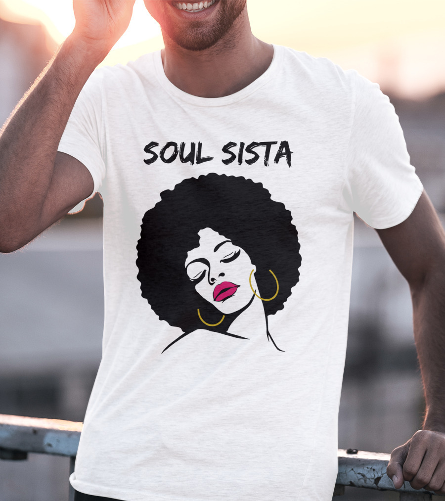 Soul Sista Afro Black Girl Birthday T-Shirt