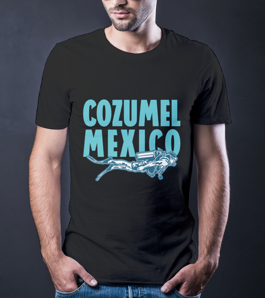 Cozumel Mexico Scuba Diver Adventure T-Shirt