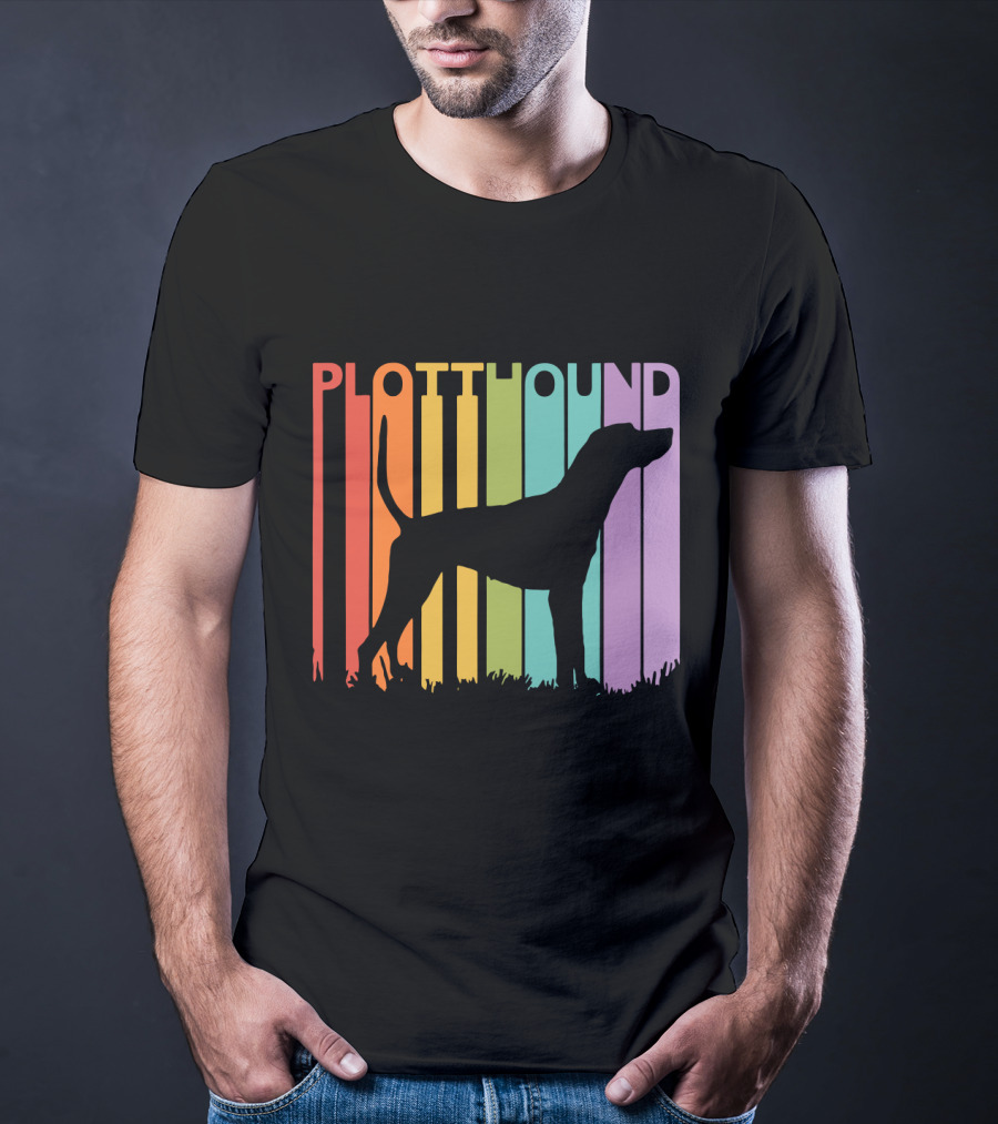 Plott Hound Rainbow T-Shirt