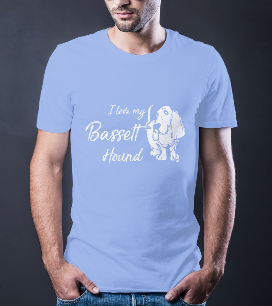 I Love My Basset Hound T-Shirt