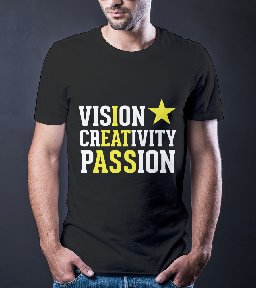 Vision Creativity Passion Star T-Shirt