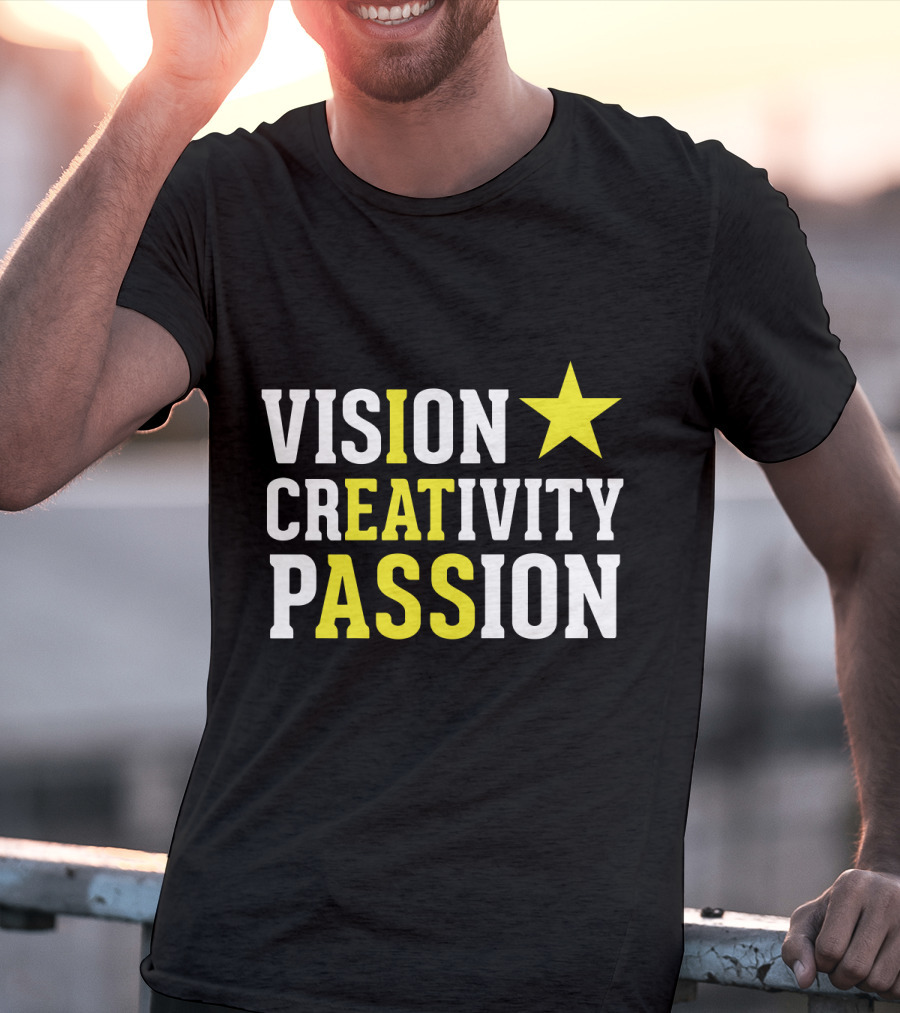 Vision Creativity Passion Star T-Shirt