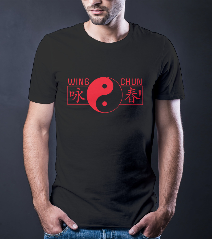 Wing Chun Kung Fu Ying Yang Chinese Martial Arts T-Shirt