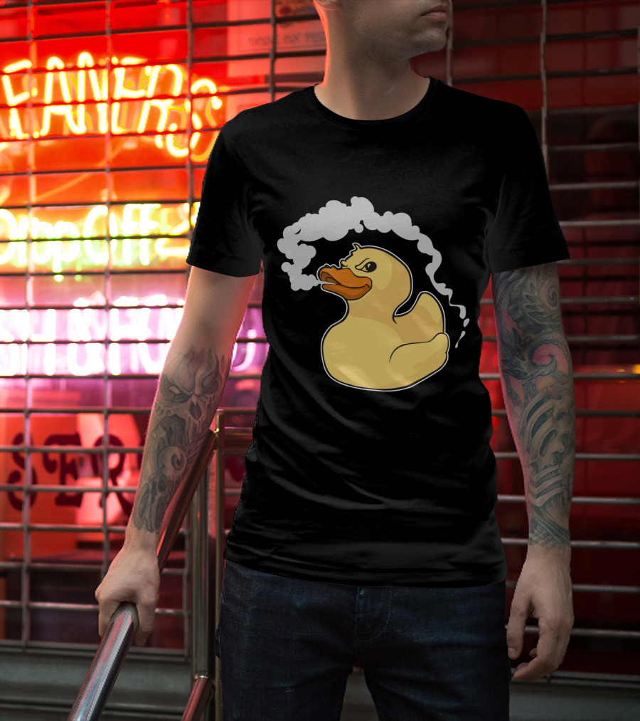 Fire Breathing Rubber Ducky With Smoke T-Shirt
