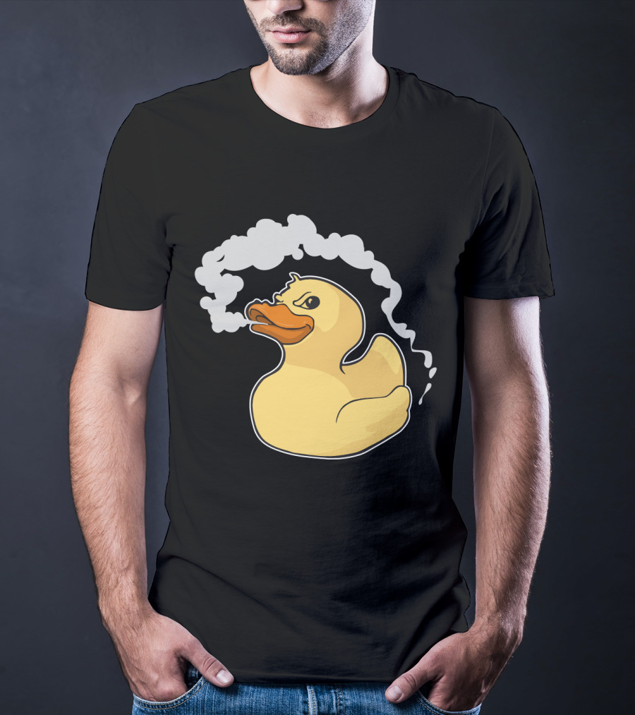 Fire Breathing Rubber Ducky With Smoke T-Shirt