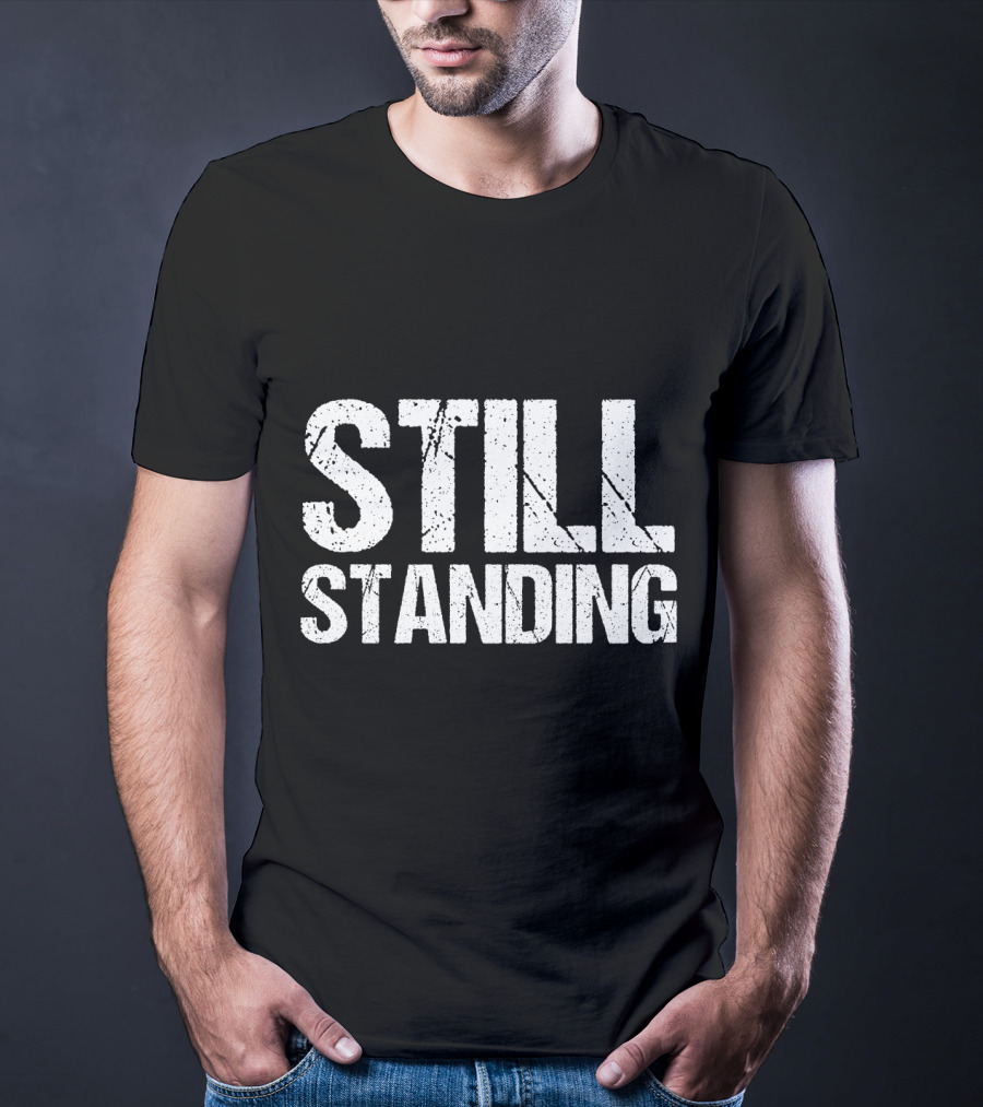 Still Standing Typography T-Shirt