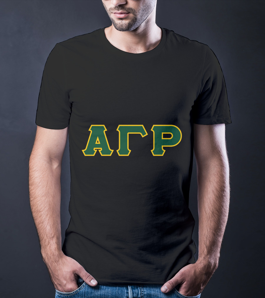 Alpha Gamma Rho Fraternity Greek Letters T-Shirt