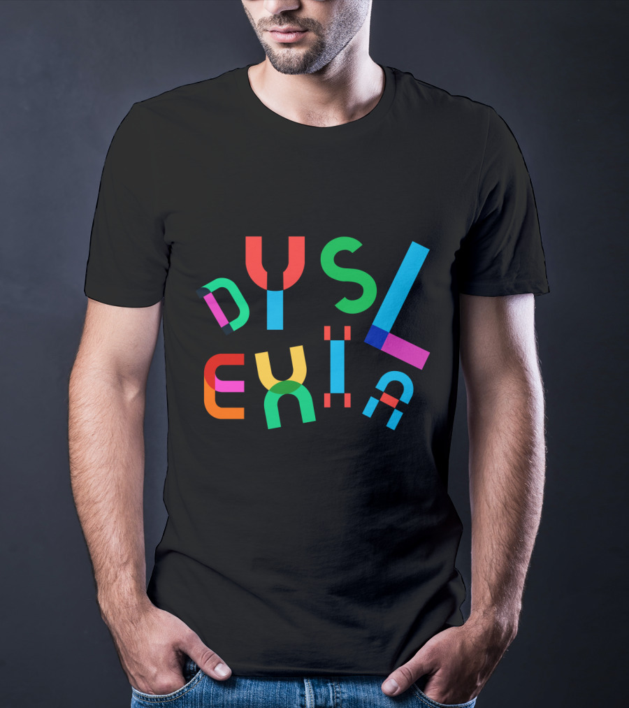 Dyslexia Multicolor Awareness T-Shirt