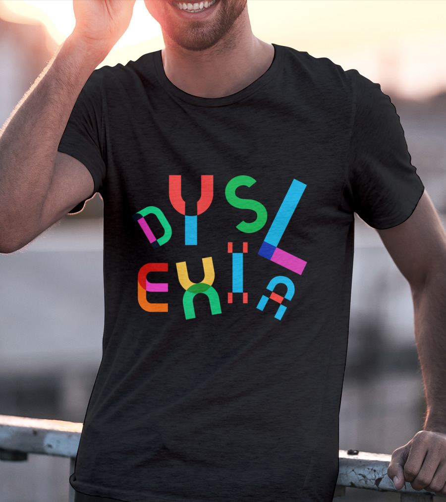Dyslexia Multicolor Awareness T-Shirt