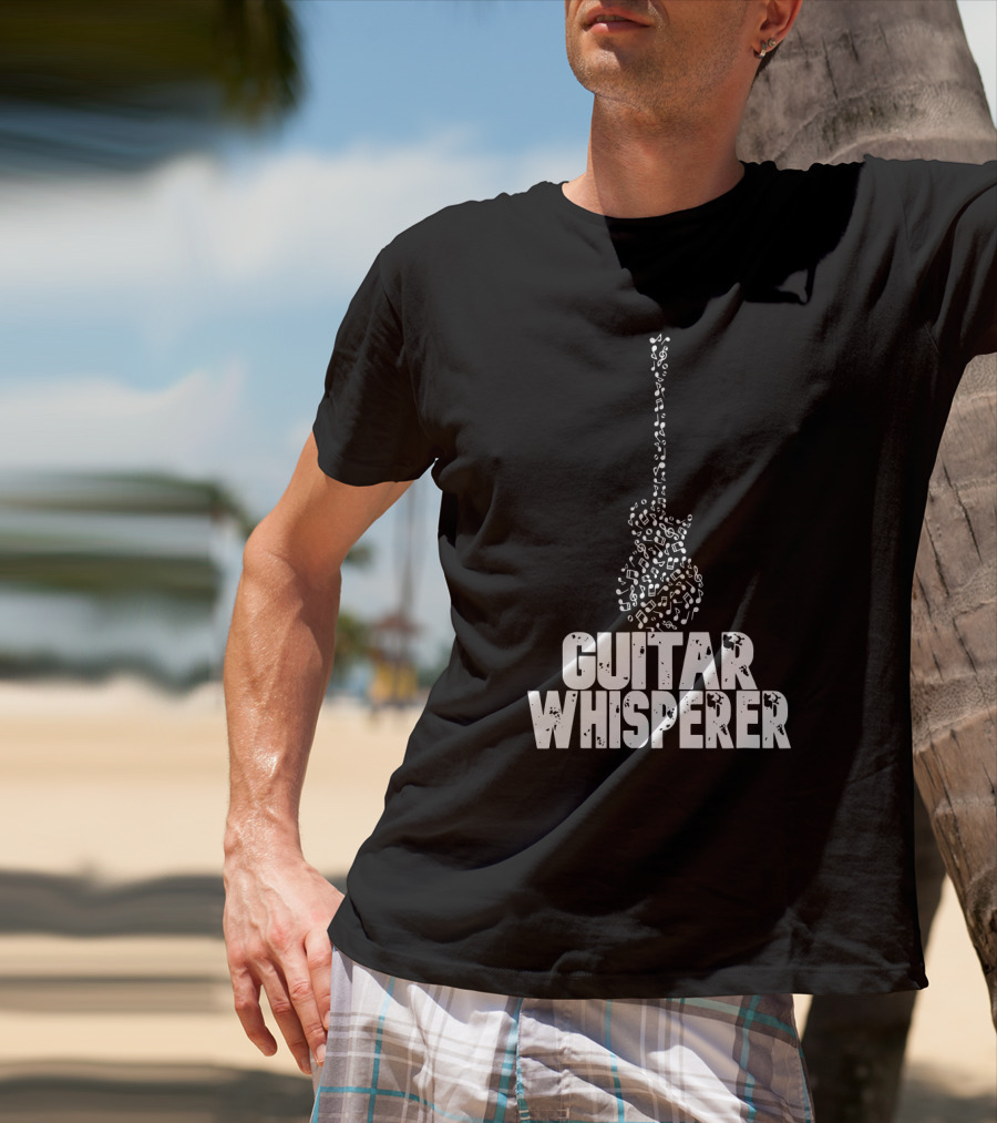 Guitar Whisperer Musical Notes T-Shirt