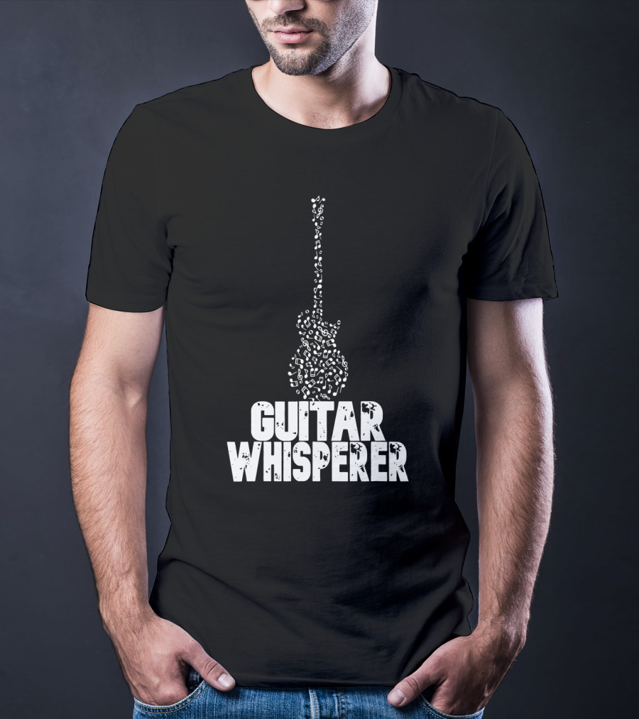 Guitar Whisperer Musical Notes T-Shirt