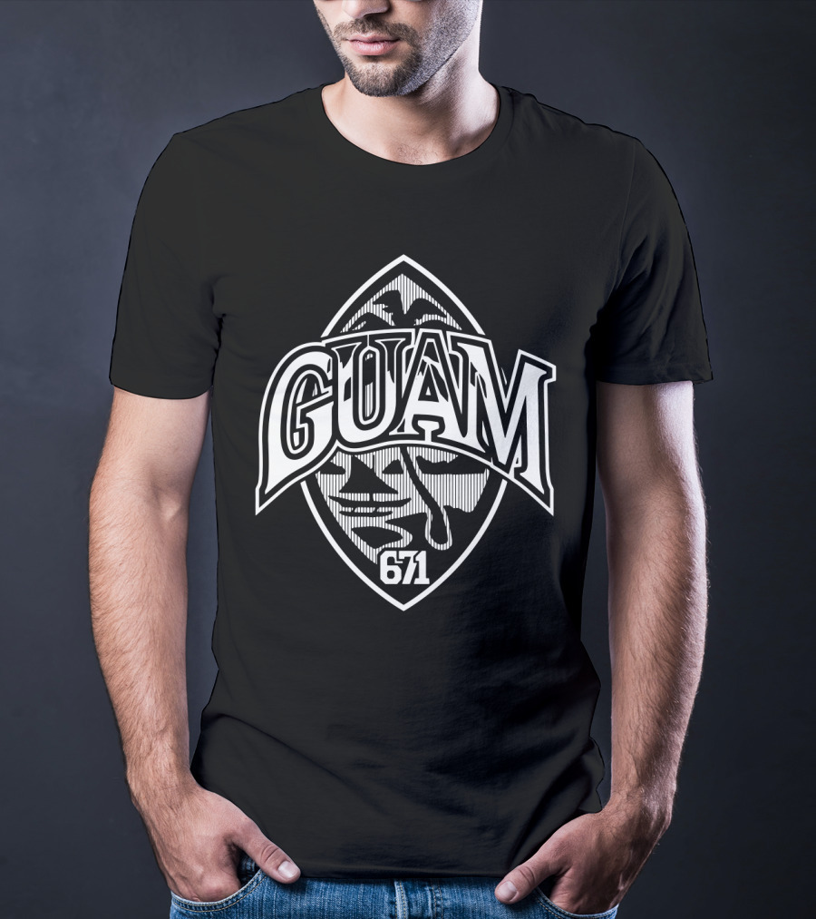 Guam USA 671 Chamorro Pride Seal T-Shirt