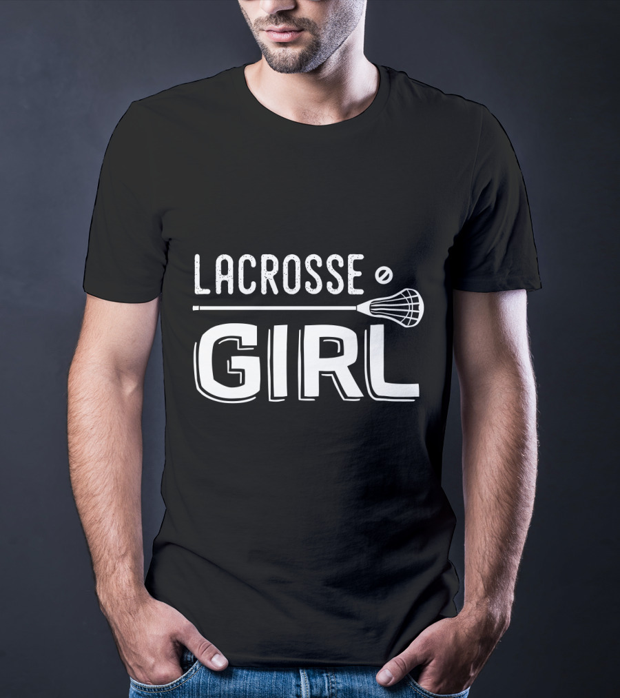 Lacrosse Girl Cute Lacrosse Player Sport T-Shirt