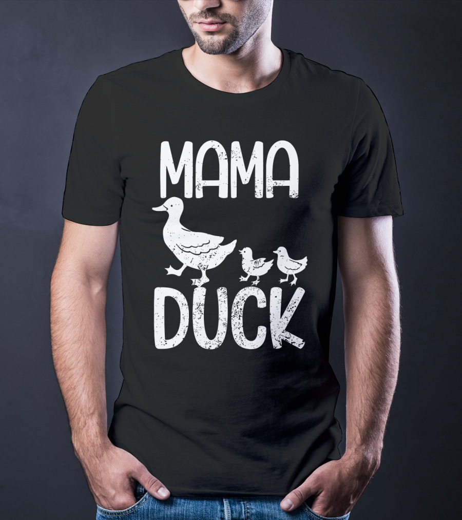 Mama Duck With Kids Mothersday T-Shirt