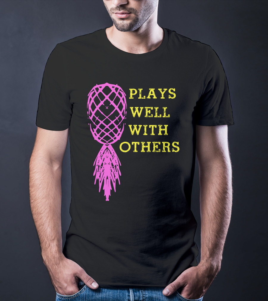 Plays Well With Others Pineapple Abstract Xylophone T-Shirt