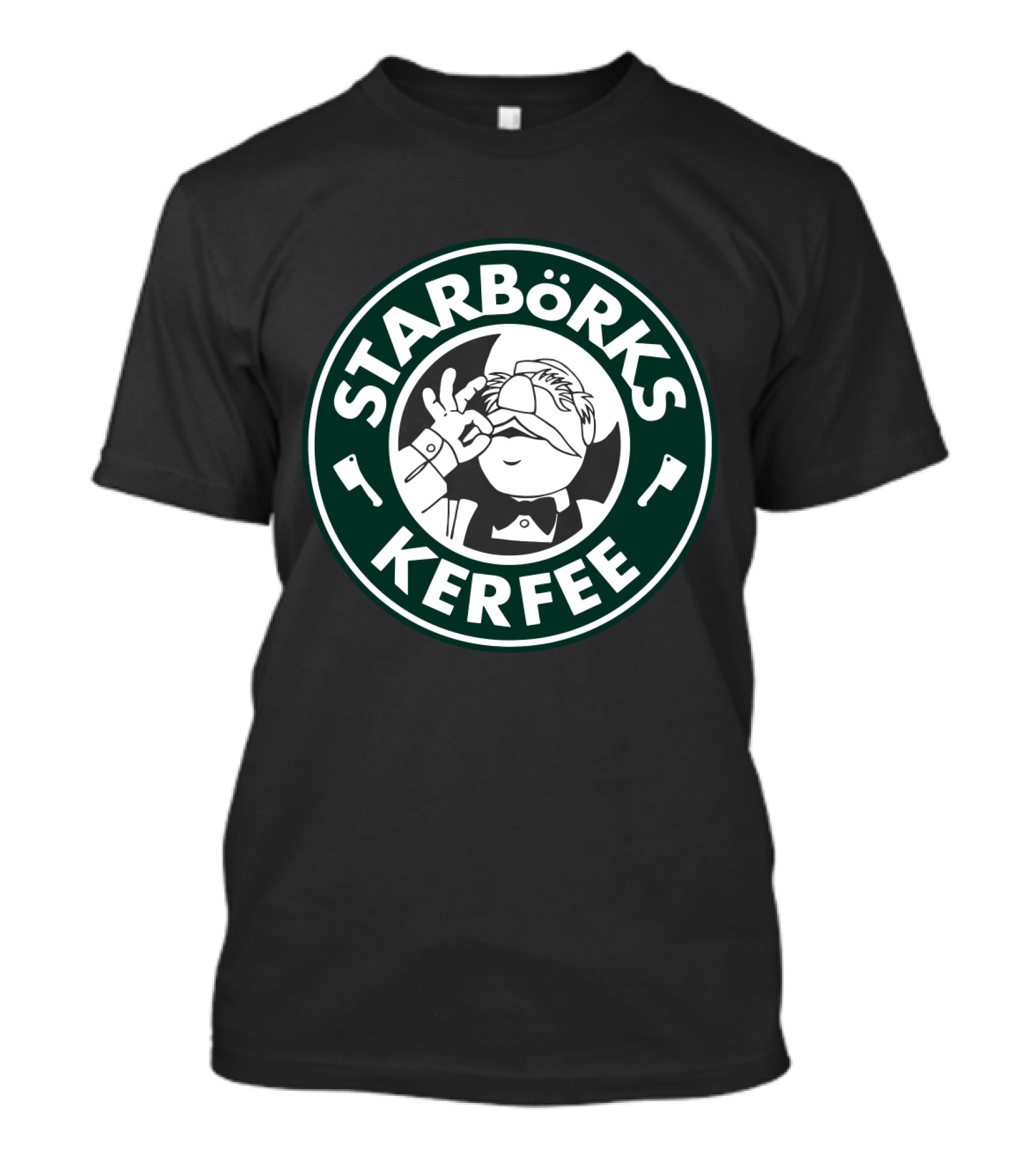 SWEDISH CHEF STARBORKS KERFEE STARBUCKS MUPPETS T-Shirt