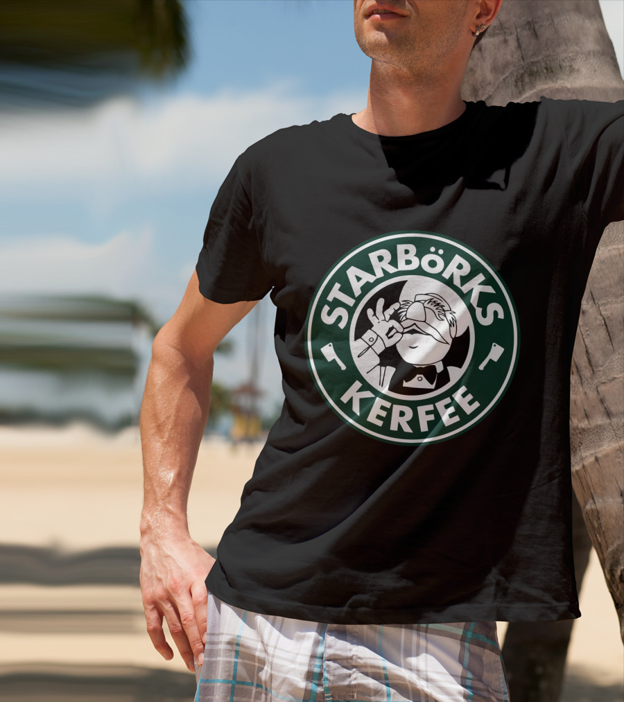 SWEDISH CHEF STARBORKS KERFEE STARBUCKS MUPPETS T-Shirt