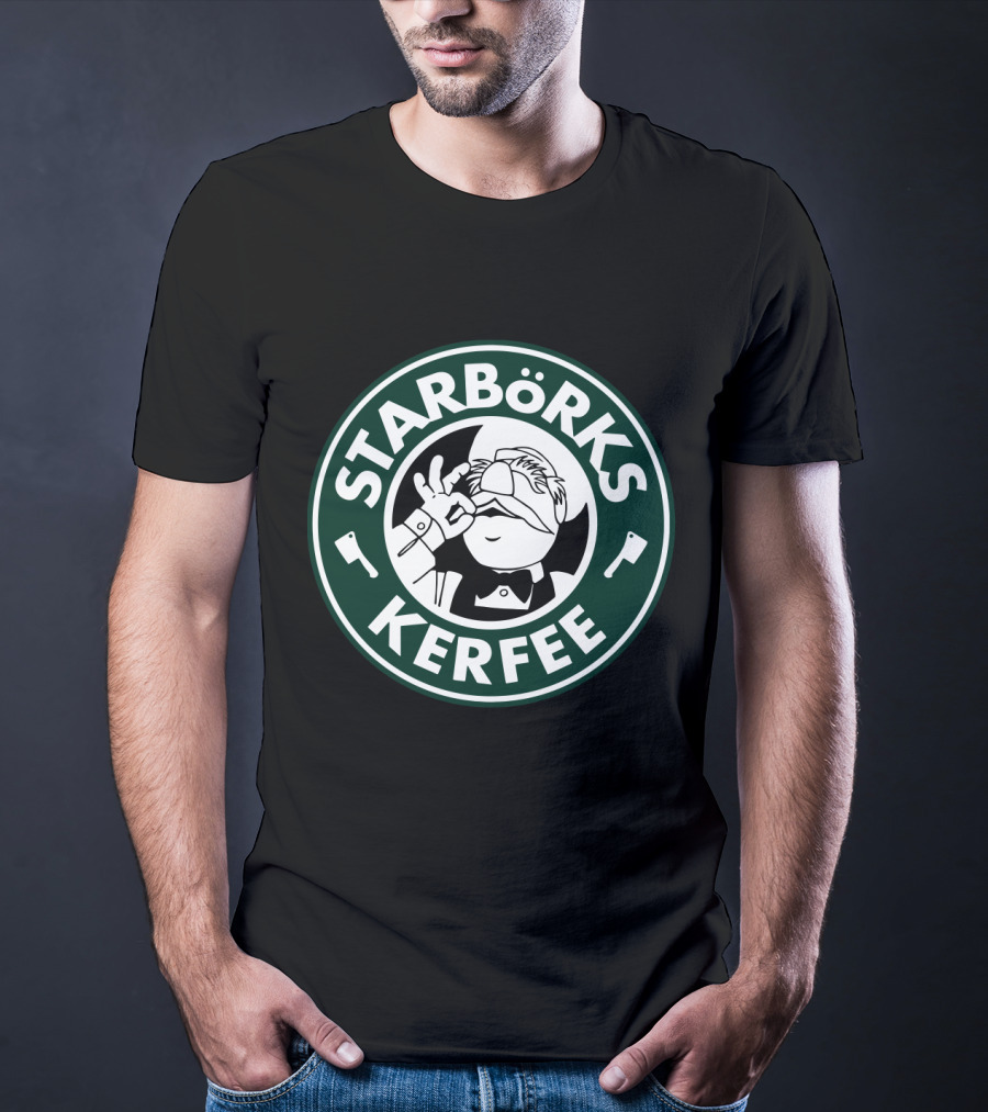SWEDISH CHEF STARBORKS KERFEE STARBUCKS MUPPETS T-Shirt