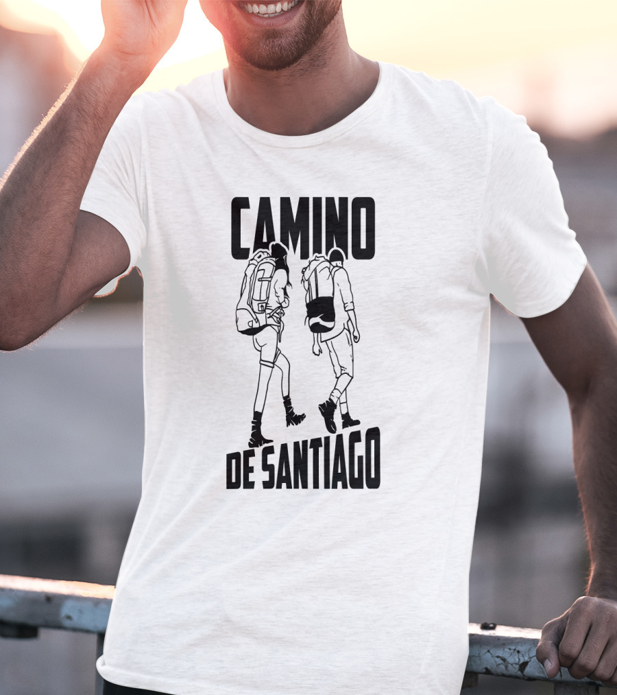 Camino De Santiago Trekking Journey El Camino Crusade T-Shirt
