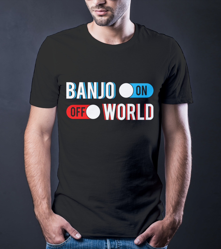Banjo On Off World T-Shirt