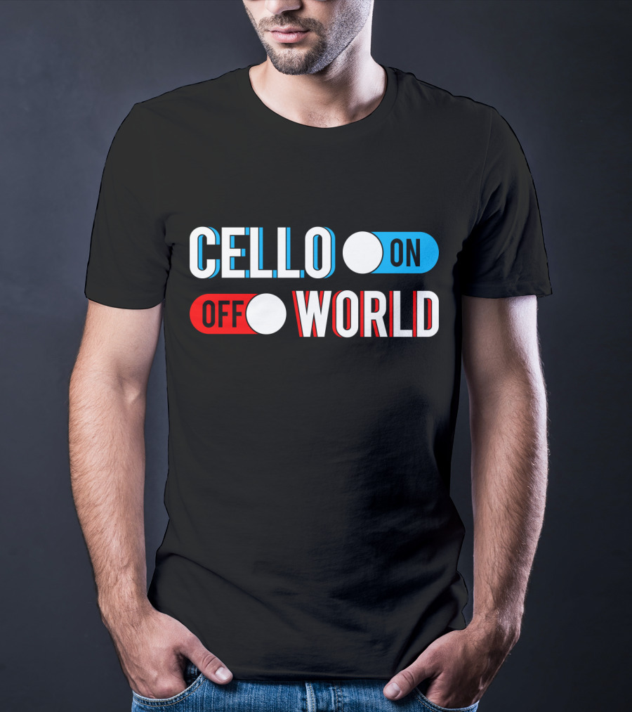 Cello On Off World T-Shirt