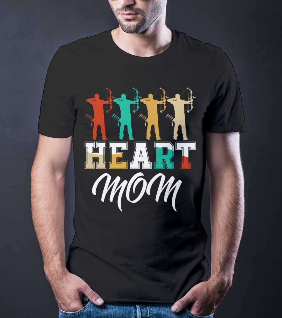 Heart Mom Archery T-Shirt