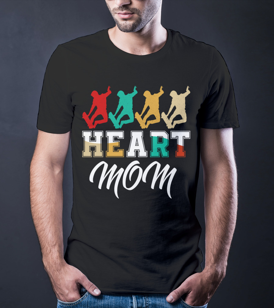 HEART MOM Skateboarding T-Shirt