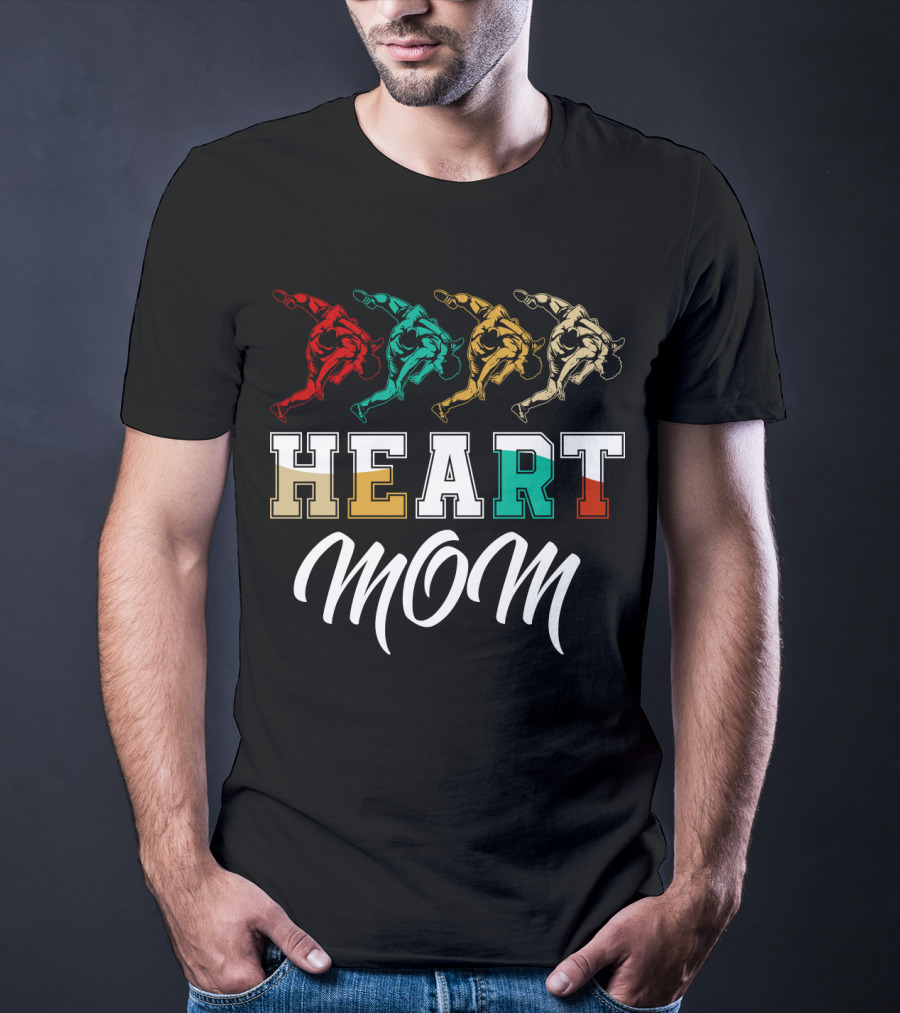 Heart Mom Wrestlers T-Shirt