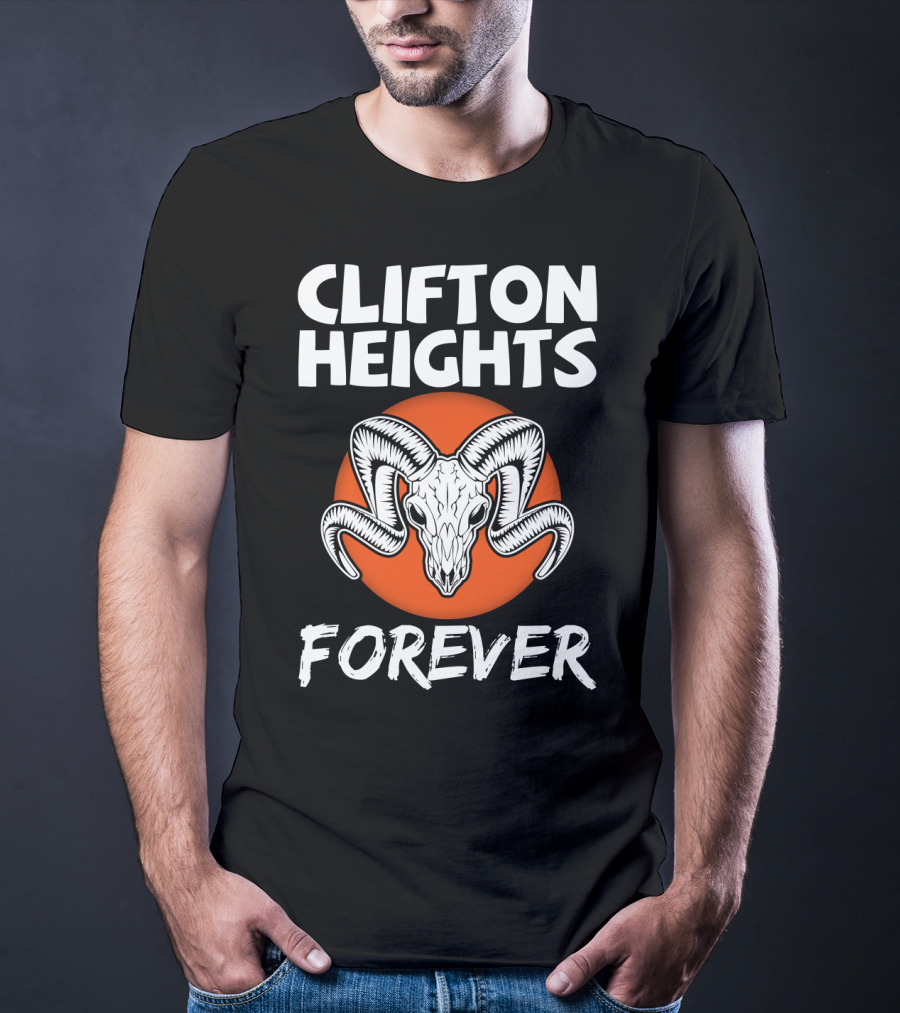 Clifton Heights Forever Ram Skull T-Shirt