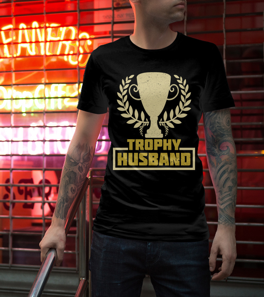 Trophy Husband Laurel Cup Highlight T-Shirt